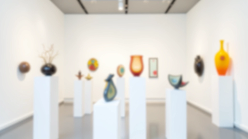 Contemporary glass art exhibition