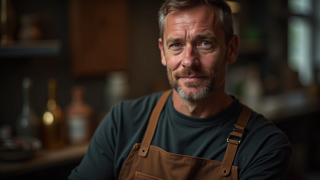 Detailed view of glassblower concentrating on intricate details with precision hand movements